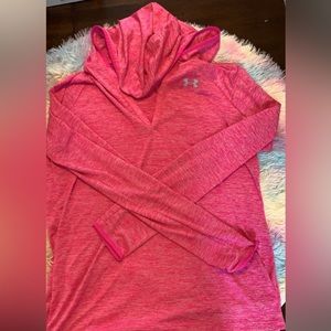 Under Armour L/XL pink hoodie active top